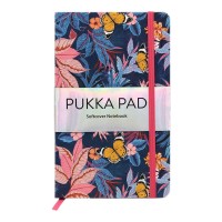Pukka Bloom Softcover Notebook Blue 130mm x 210mm 192 Pages 80gsm